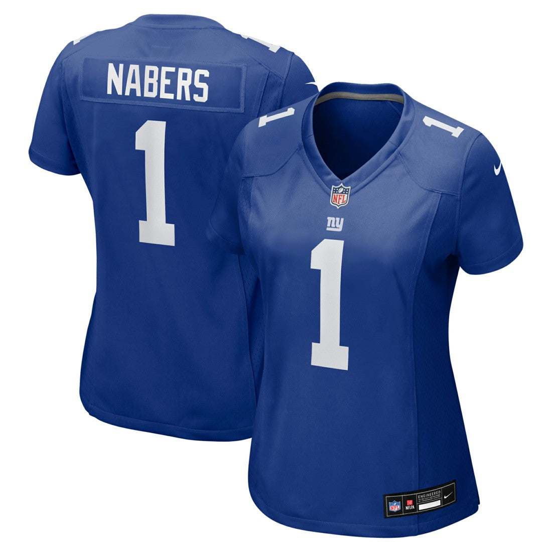 Malik Nabers New York Giants Women's Game Jersey - Royal Jerseys