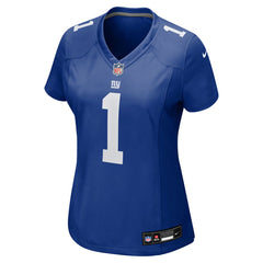 Malik Nabers New York Giants Women's Game Jersey - Royal Jerseys