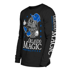 Orlando Magic Old School Sport Long Sleeve T-Shirt Black - New Era