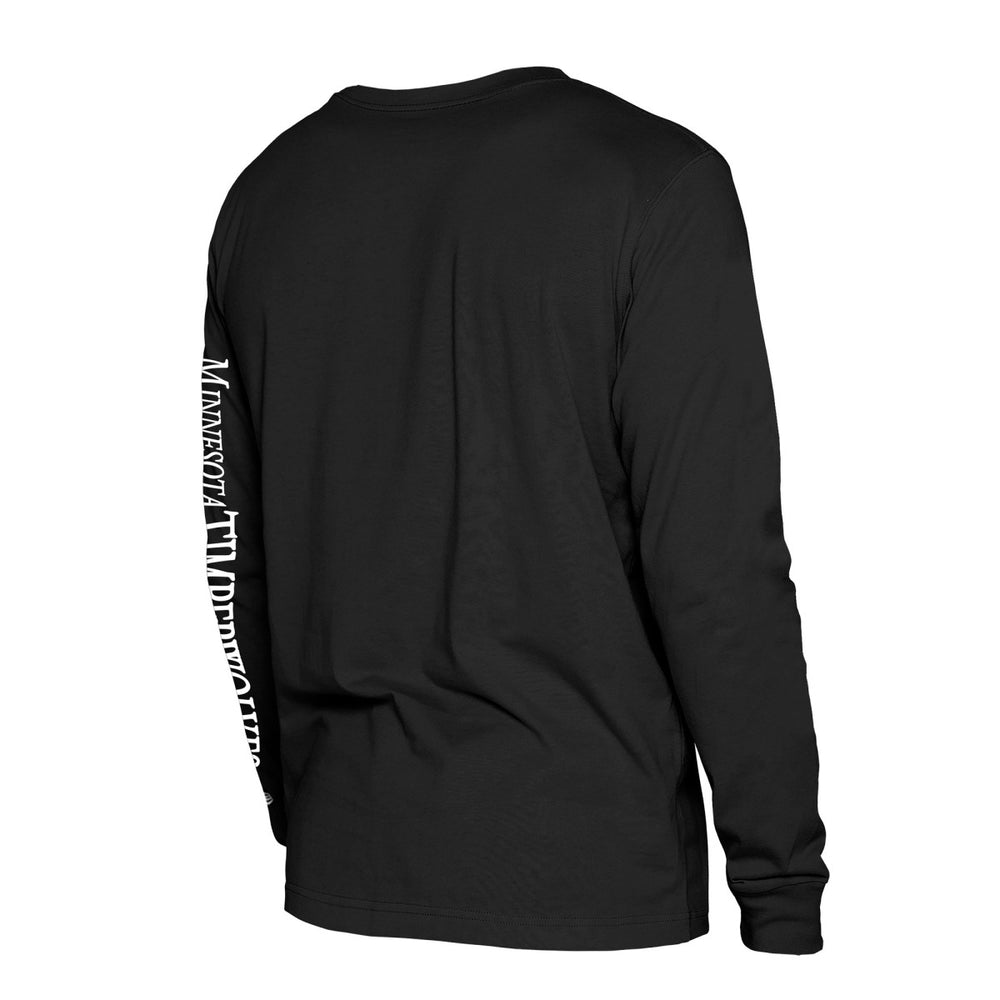 Minnesota Timberwolves Old School Sport Long Sleeve T-Shirt Black - New Era