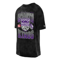 Sacramento Kings Old School Sport Vintage Wash T-Shirt Black - New Era