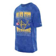 Golden State Warriors Boxy Old School Sport Vintage Wash T-Shirt Royal - New Era