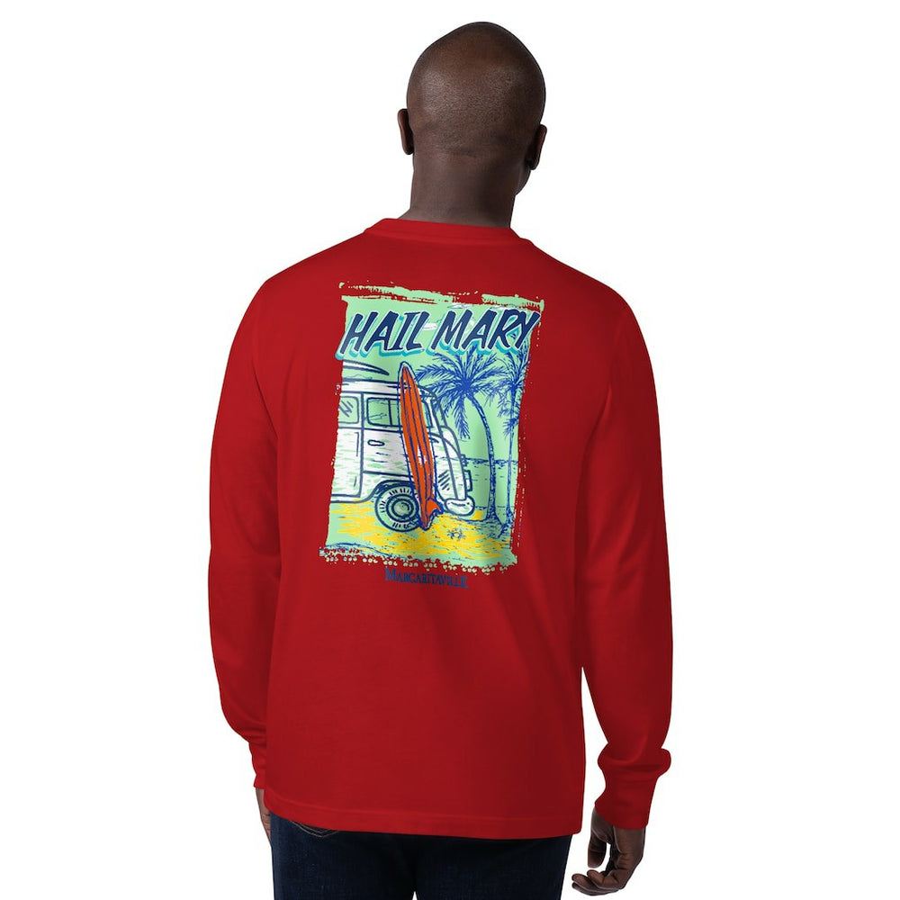 Atlanta Falcons Margaritaville Hail Mary Long Sleeve T-Shirt - Red T-shirts