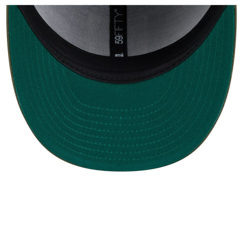 Vegas Golden Knights New Era Tonal Florals 59FIFTY Fitted Hat - Olive | US 202223631
