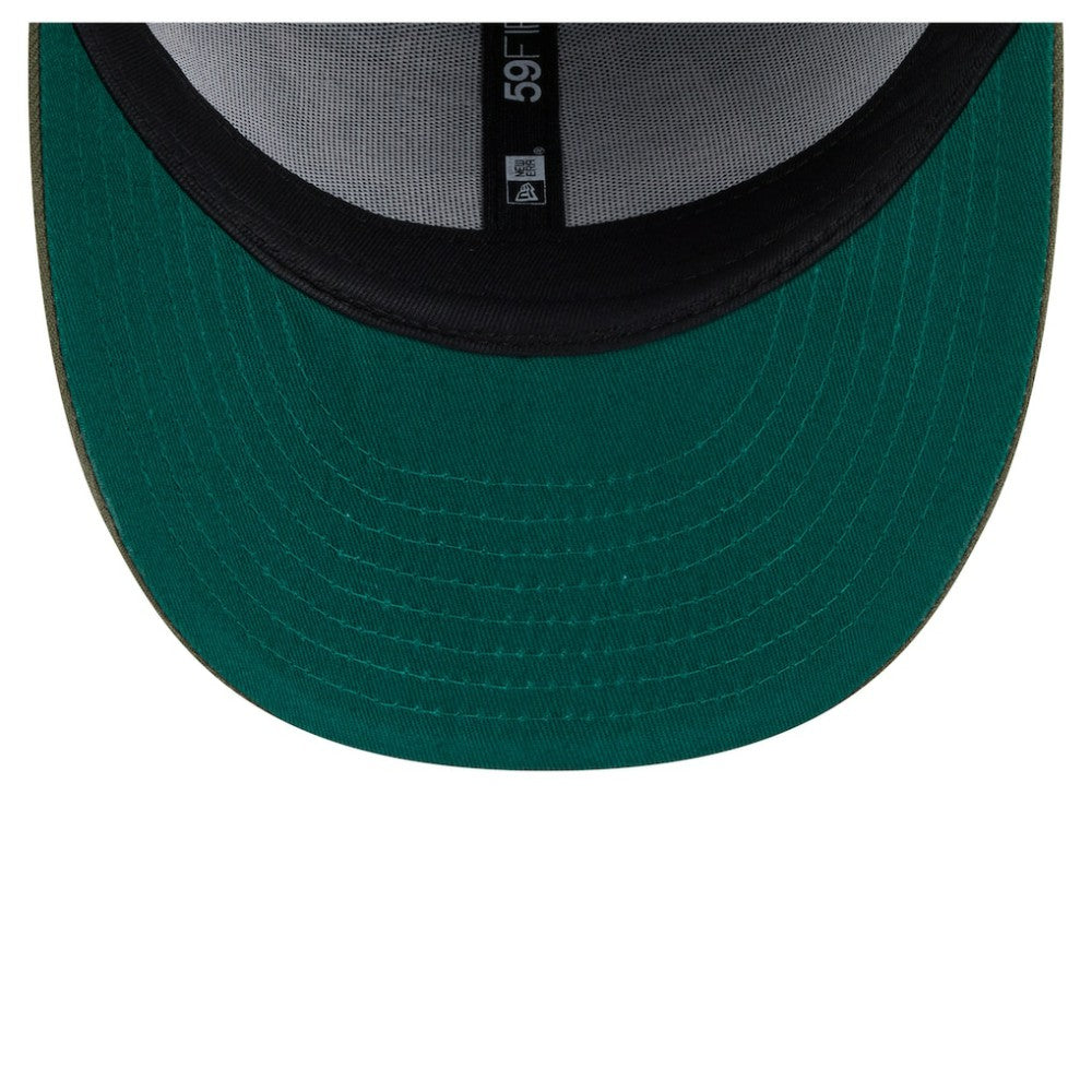 Los Angeles Kings New Era Tonal Florals 59FIFTY Fitted Hat - Olive | US 202223634