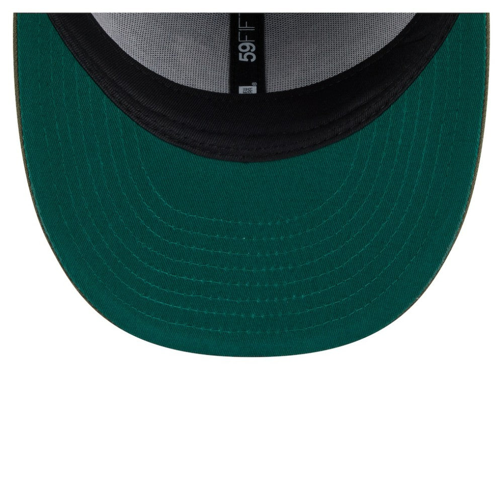 Toronto Maple Leafs New Era Tonal Florals 59FIFTY Fitted Hat - Olive | US 202223637