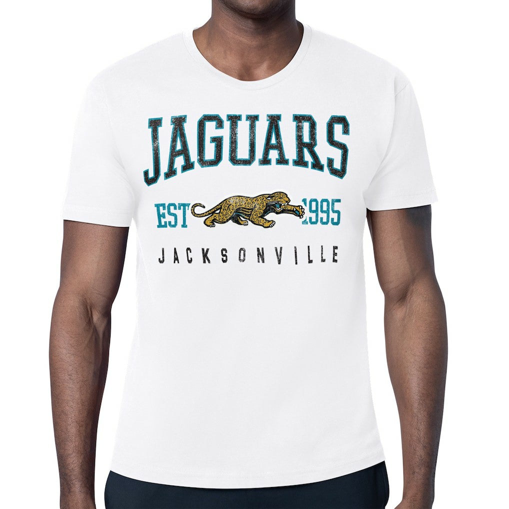 Jacksonville Jaguars Starter Retro Team Logo T-Shirt - White T-shirts