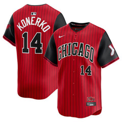 Paul Konerko Chicago White Sox Nike 2025 City Connect Limited Retired Player Jersey - Red/Black Jerseys