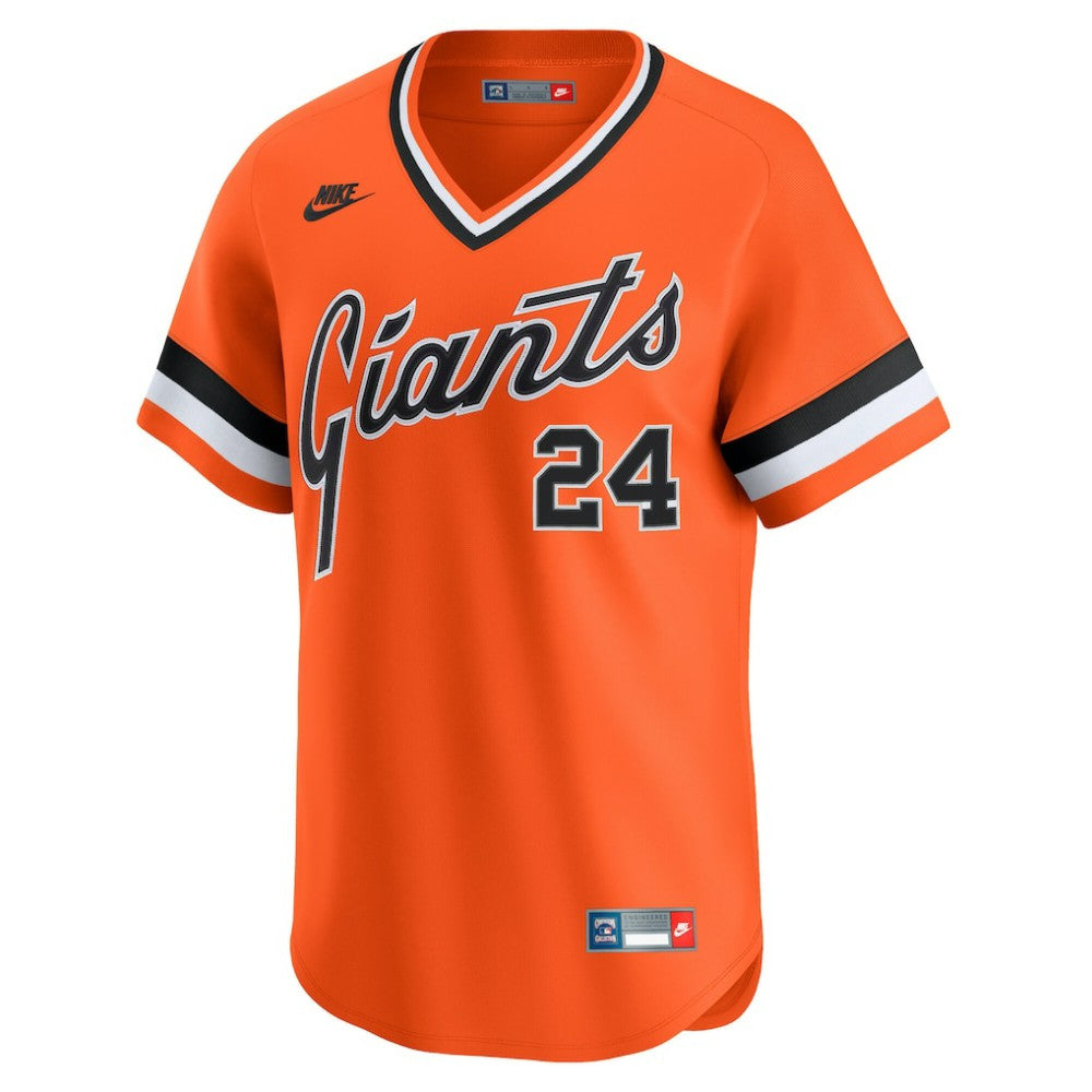 Willie Mays San Francisco Giants Nike Cooperstown Collection Limited Jersey - Orange Jerseys