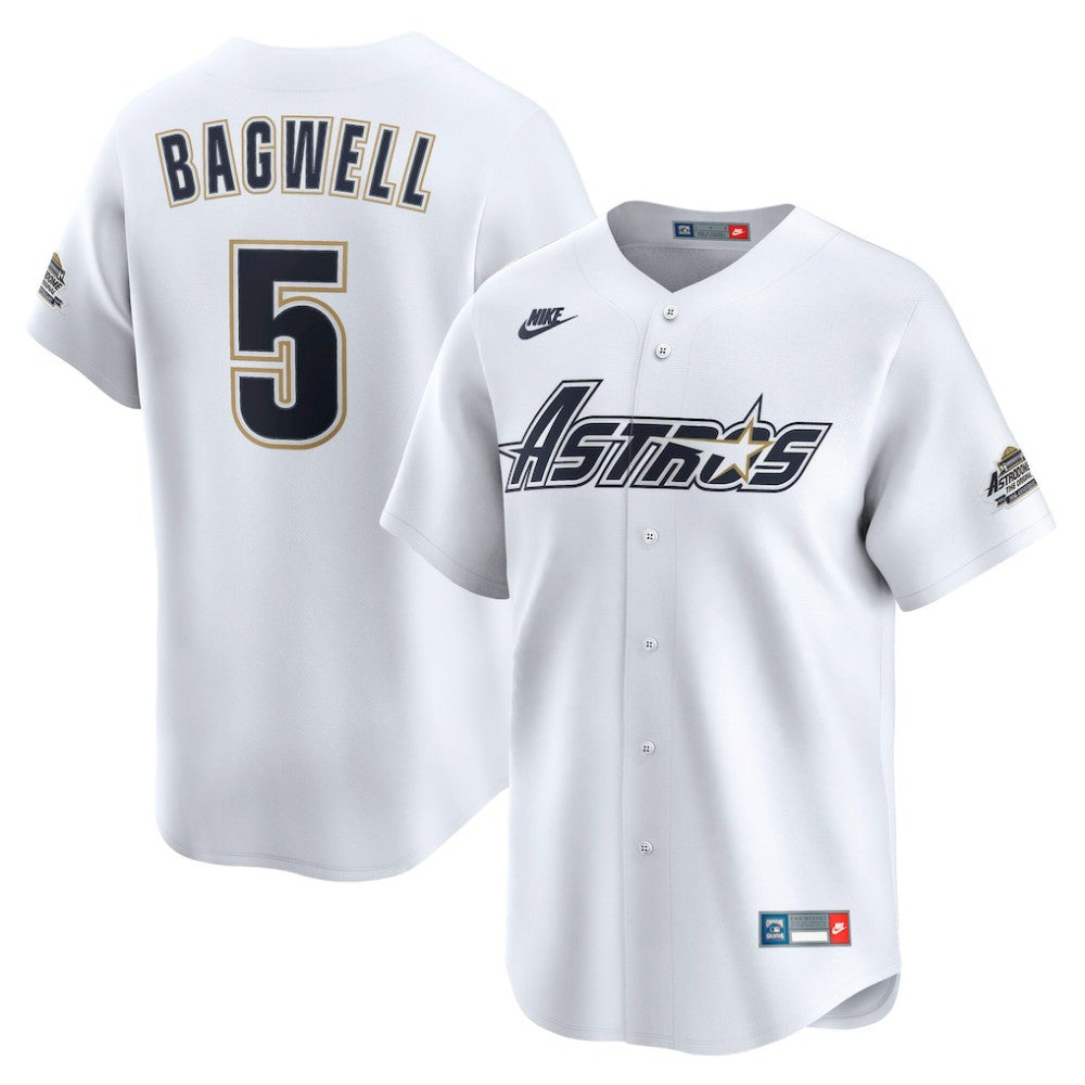 Jeff Bagwell Houston Astros Nike Throwback Cooperstown Collection Limited Jersey - White Jerseys