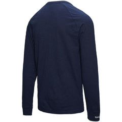 Milwaukee Brewers Mitchell & Ness Arched Logo Slub Long Sleeve T-Shirt - Navy T-shirts