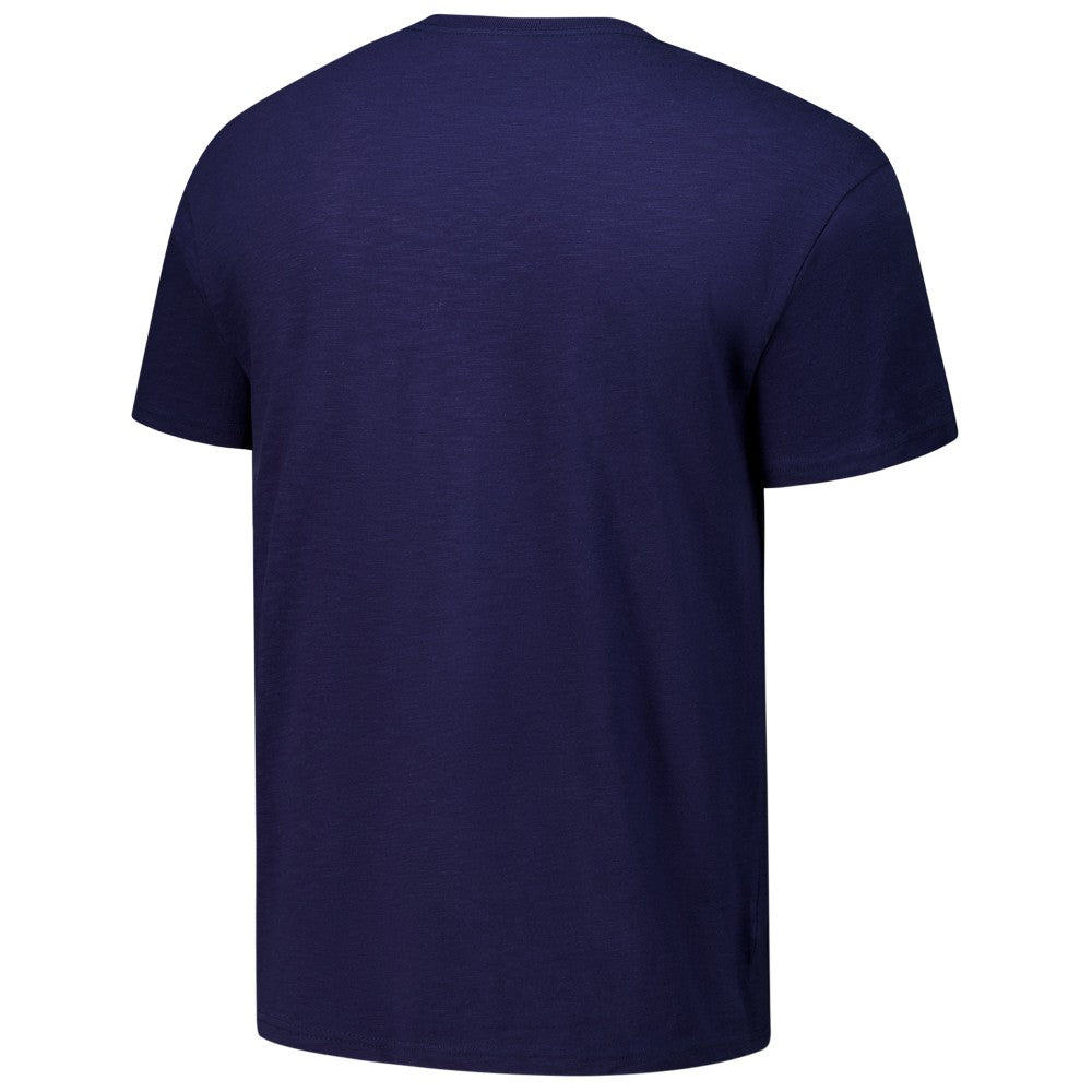 Milwaukee Brewers Mitchell & Ness Arched Logo Slub T-Shirt - Navy T-shirts