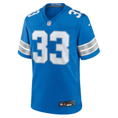 Sione Vaki Detroit Lions Team Game Jersey - Blue Jerseys