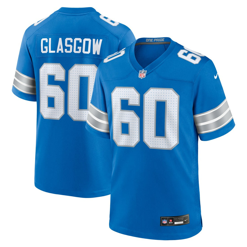 Graham Glasgow Detroit Lions Team Game Jersey - Blue Jerseys