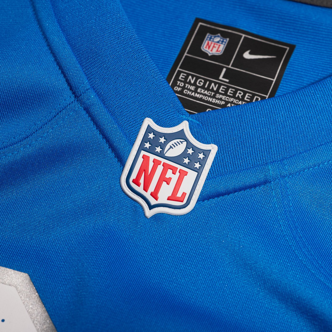 Graham Glasgow Detroit Lions Team Game Jersey - Blue Jerseys