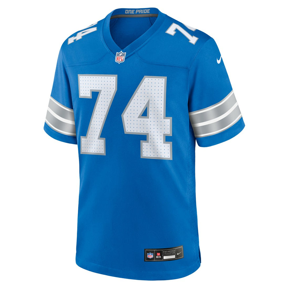 Kayode Awosika Detroit Lions Team Game Jersey - Blue Jerseys