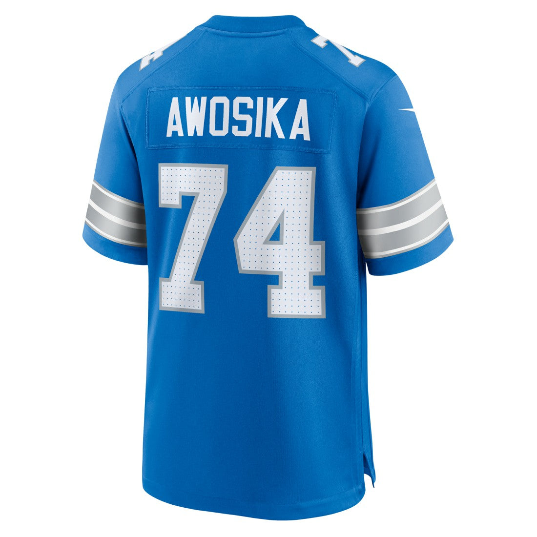 Kayode Awosika Detroit Lions Team Game Jersey - Blue Jerseys