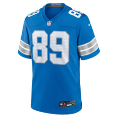 Brock Wright Detroit Lions Team Game Jersey - Blue Jerseys