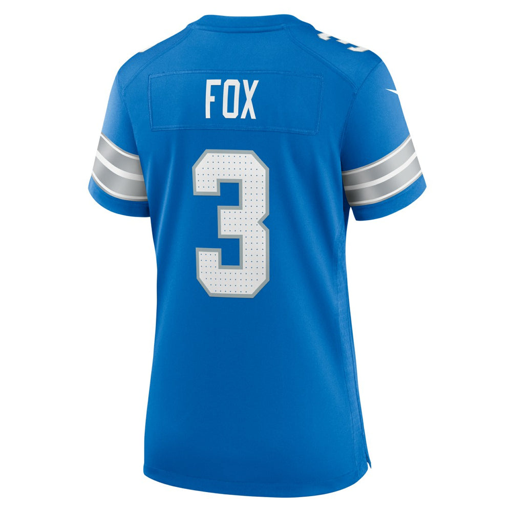 Jack Fox Detroit Lions Women's Team Game Jersey - Blue Jerseys