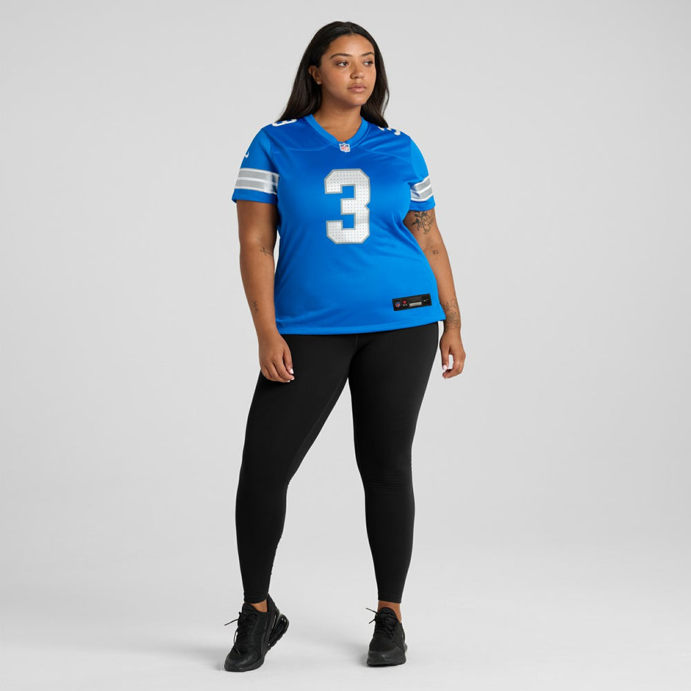 Jack Fox Detroit Lions Women's Team Game Jersey - Blue Jerseys