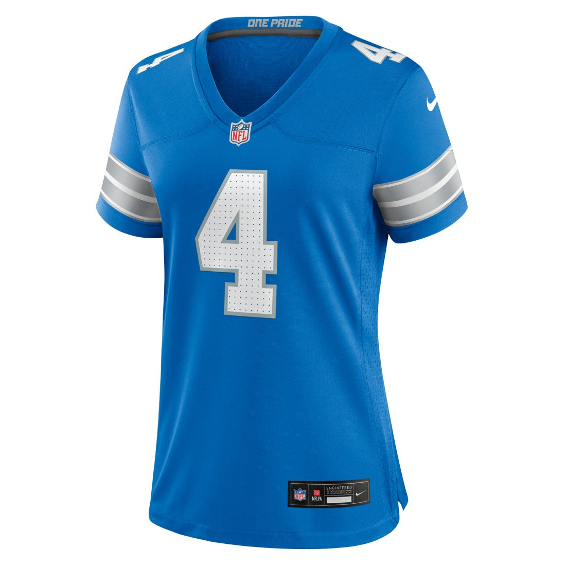 Emmanuel Moseley Detroit Lions Women's Team Game Jersey - Blue Jerseys