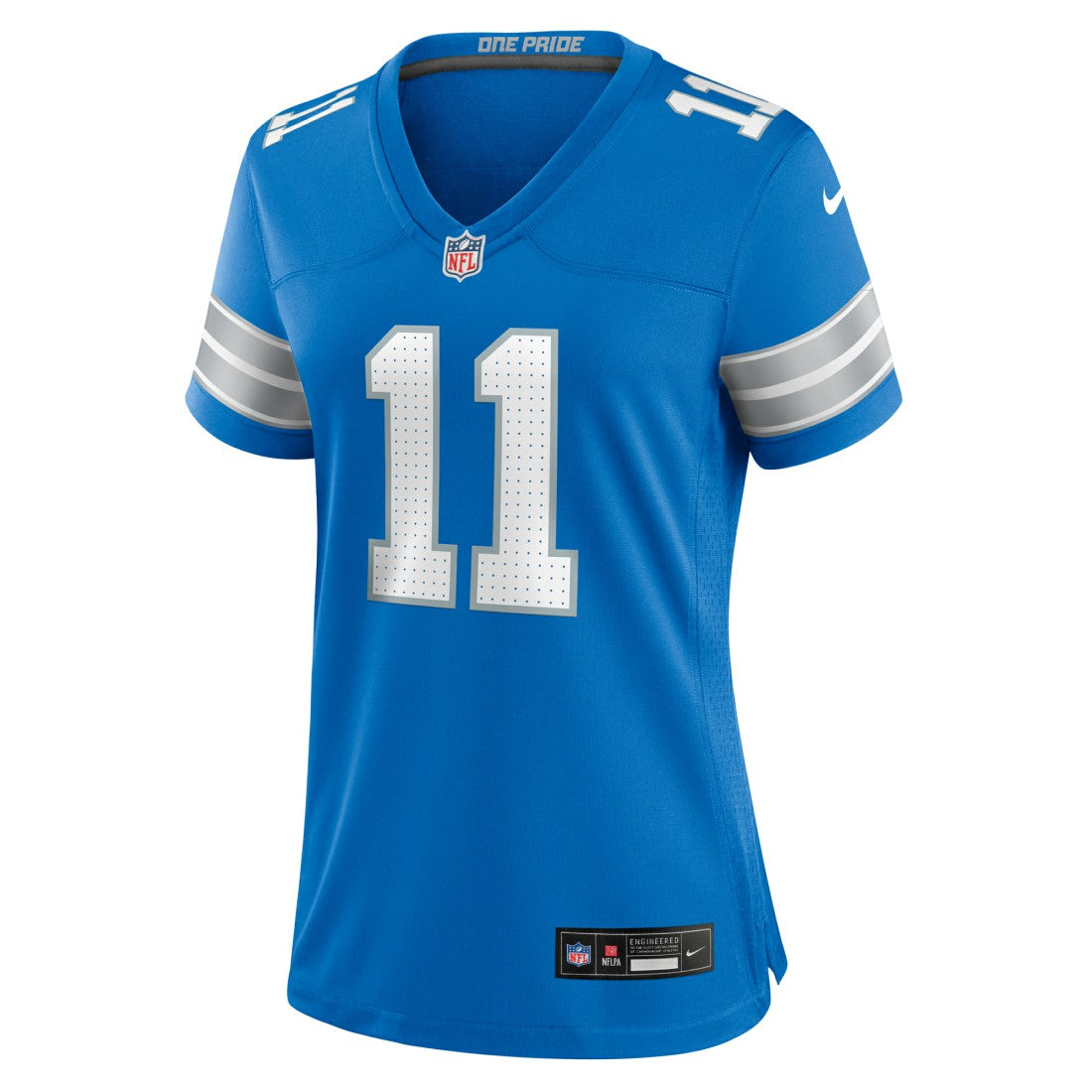 Kalif Raymond Detroit Lions Women's Team Game Jersey - Blue Jerseys