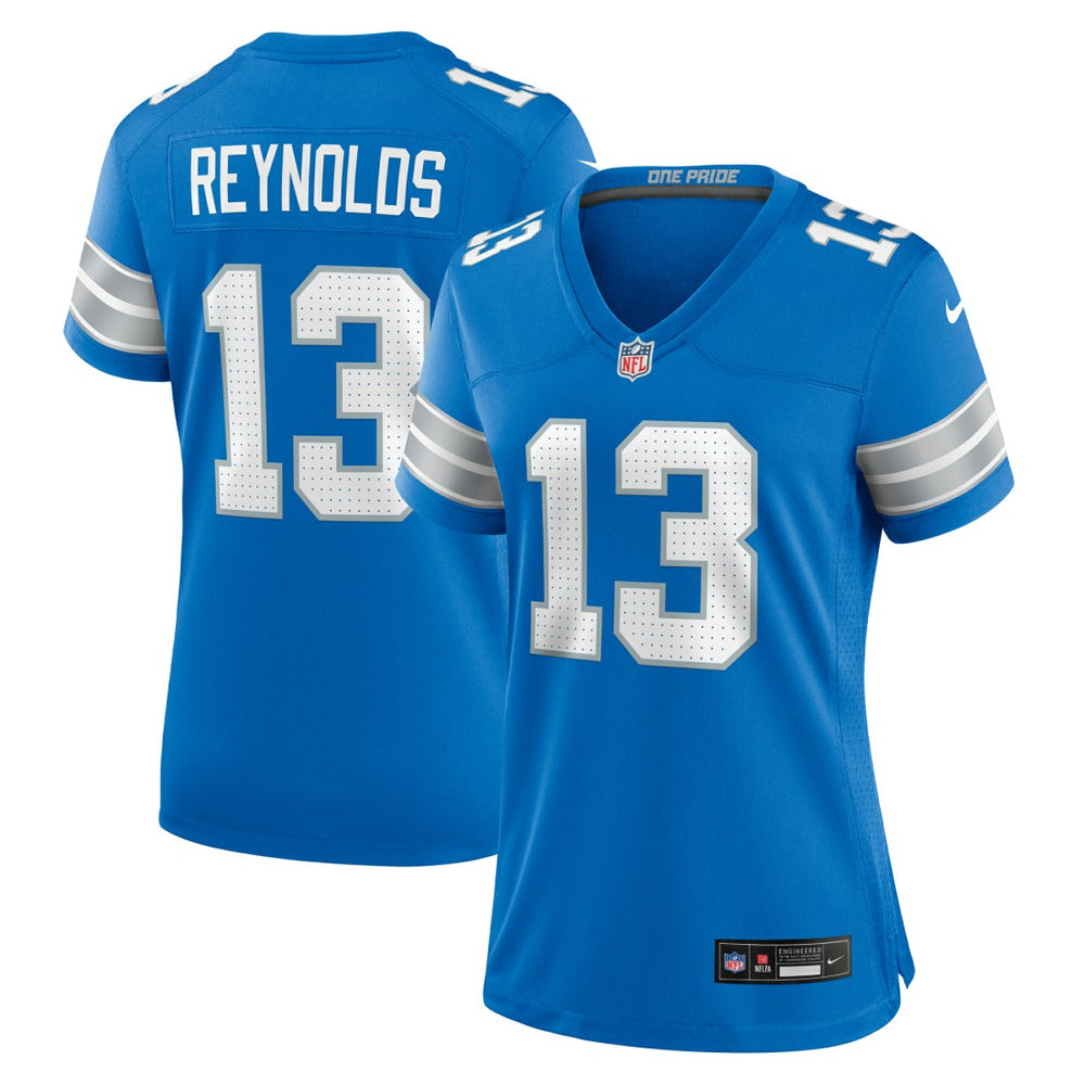 Craig Reynolds Detroit Lions Women's Team Game Jersey - Blue Jerseys