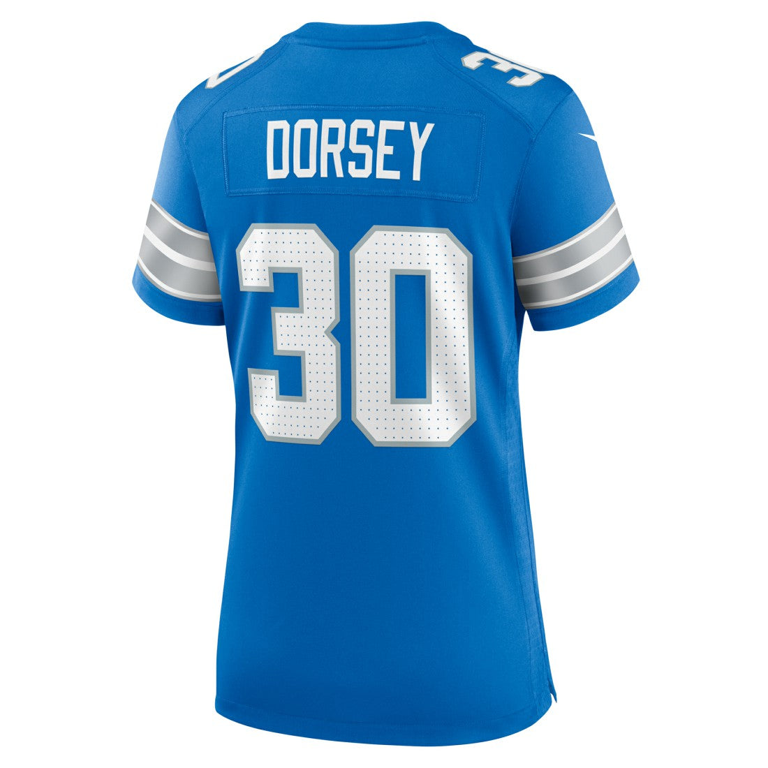 Khalil Dorsey Detroit Lions Women's Team Game Jersey - Blue Jerseys