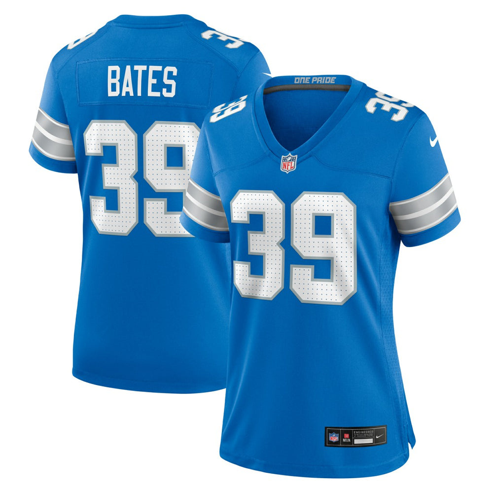Jake Bates Detroit Lions Women's Team Game Jersey - Blue Jerseys