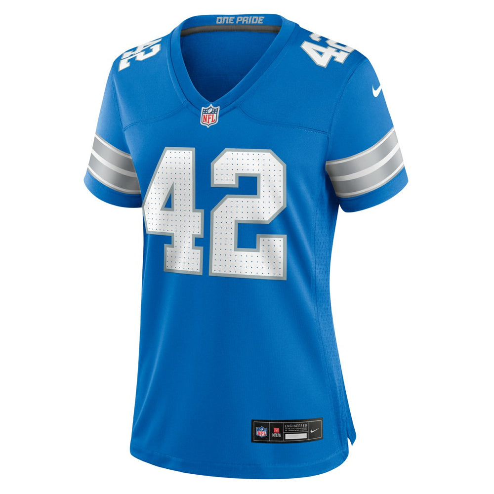 Jalen Reeves-Maybin Detroit Lions Women's Team Game Jersey - Blue Jerseys