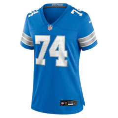 Kayode Awosika Detroit Lions Women's Team Game Jersey - Blue Jerseys