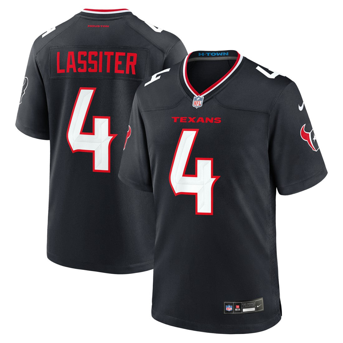 Kamari Lassiter Houston Texans Team Game Jersey - Navy Jerseys