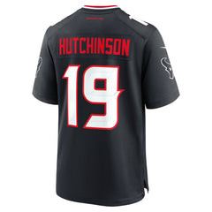 Xavier Hutchinson Houston Texans Team Game Jersey - Navy Jerseys
