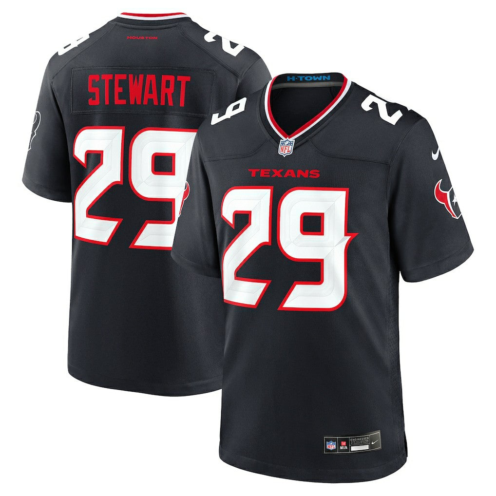 M.J. Stewart Houston Texans Team Game Jersey - Navy Jerseys