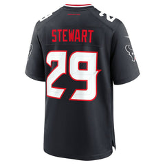 M.J. Stewart Houston Texans Team Game Jersey - Navy Jerseys
