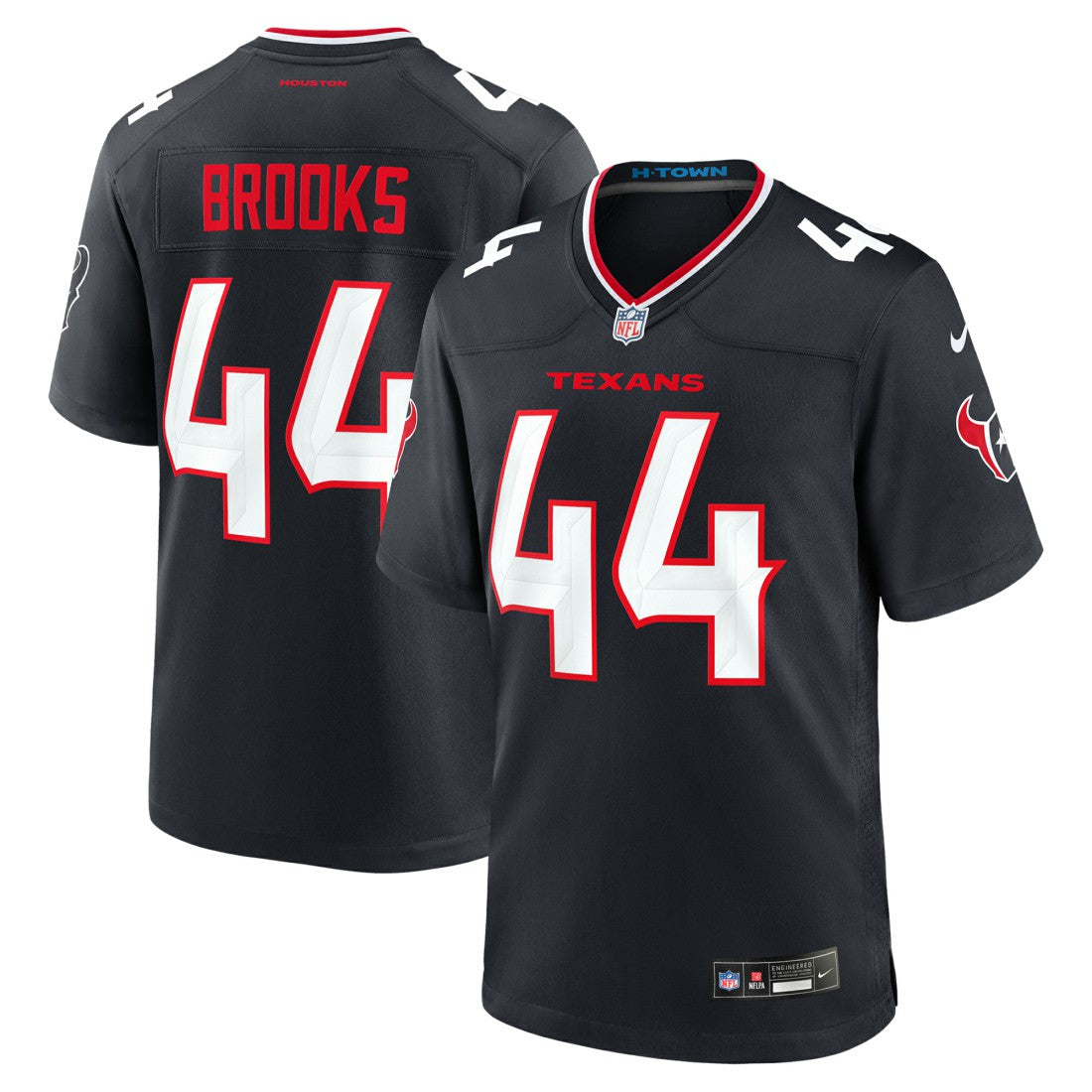 British Brooks Houston Texans Team Game Jersey - Navy Jerseys