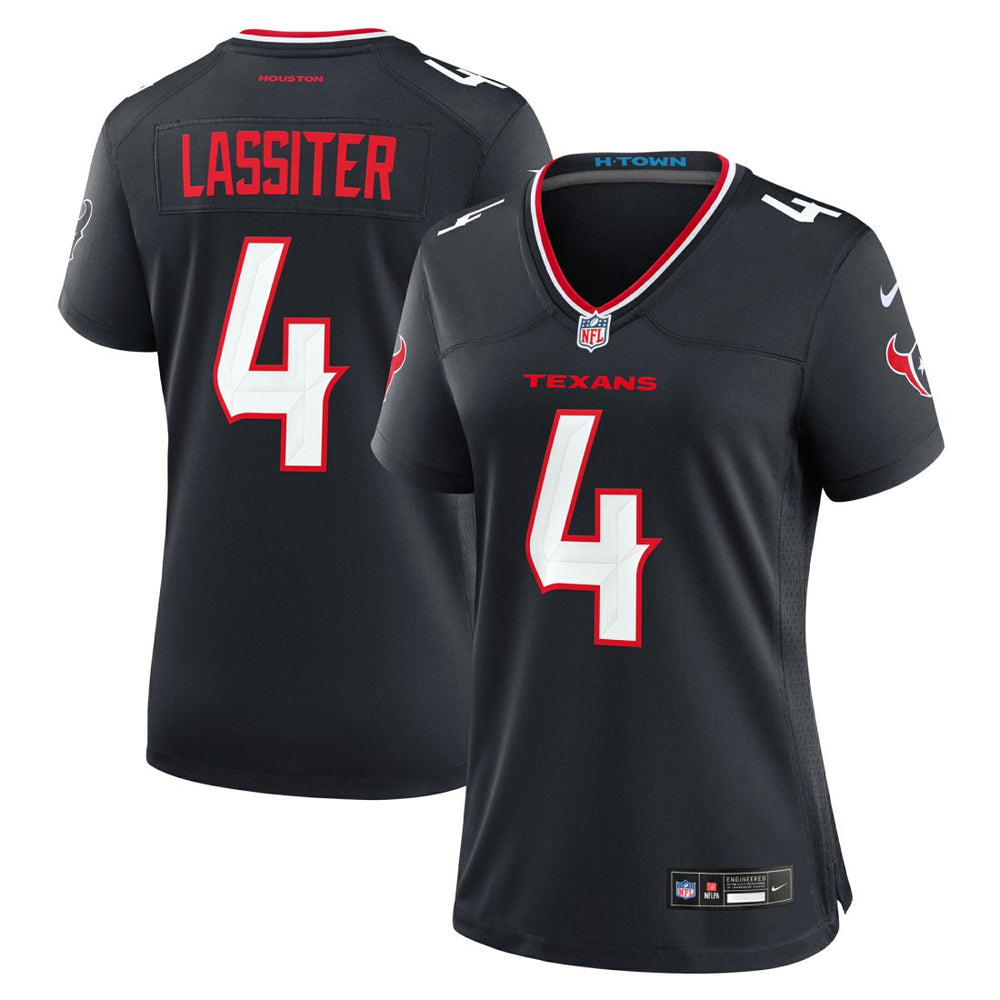 Kamari Lassiter Houston Texans Women's Team Game Jersey - Navy Jerseys
