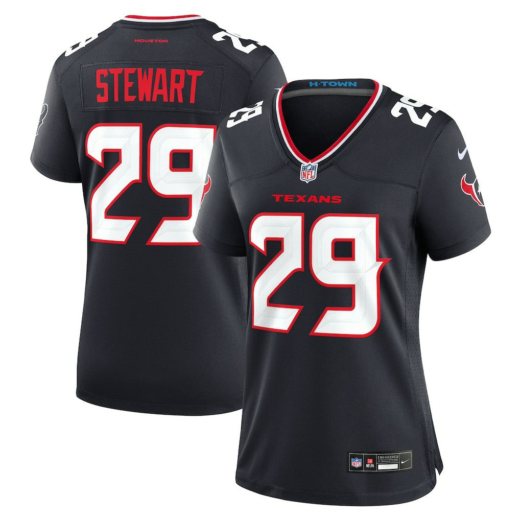 M.J. Stewart Houston Texans Women's Team Game Jersey - Navy Jerseys