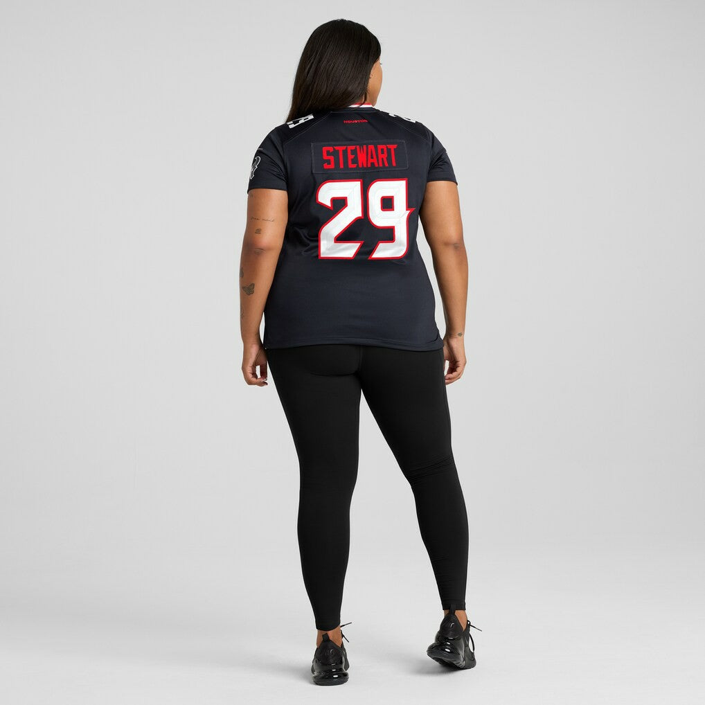M.J. Stewart Houston Texans Women's Team Game Jersey - Navy Jerseys