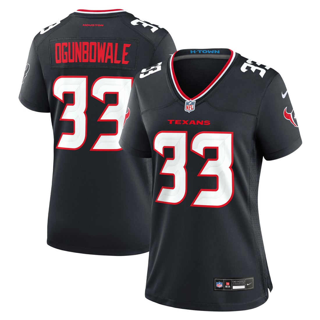 Dare Ogunbowale Houston Texans Women's Team Game Jersey - Navy Jerseys
