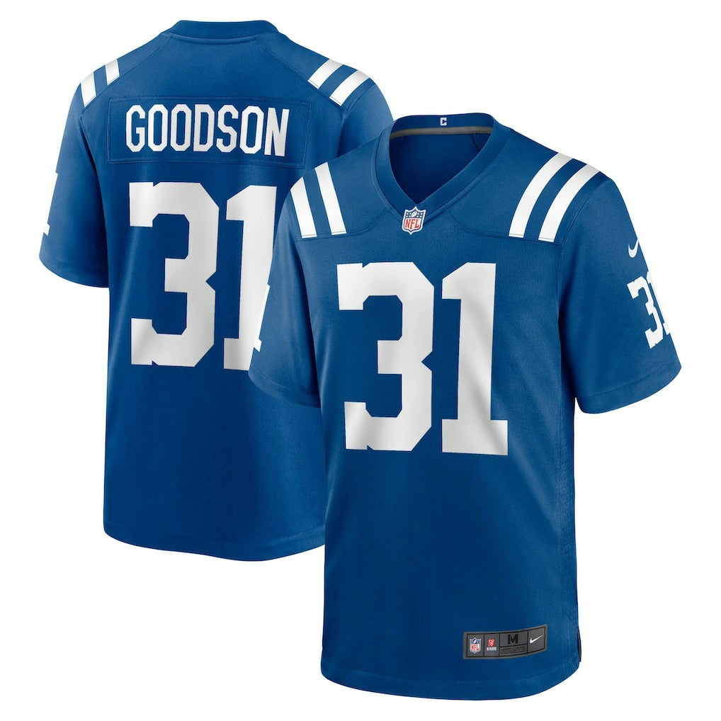 Tyler Goodson Indianapolis Colts Game Jersey - Royal Jerseys