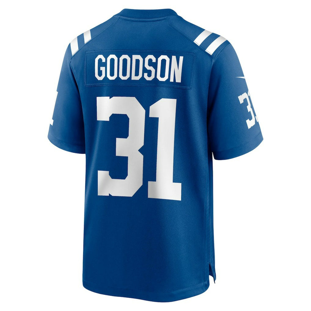 Tyler Goodson Indianapolis Colts Game Jersey - Royal Jerseys