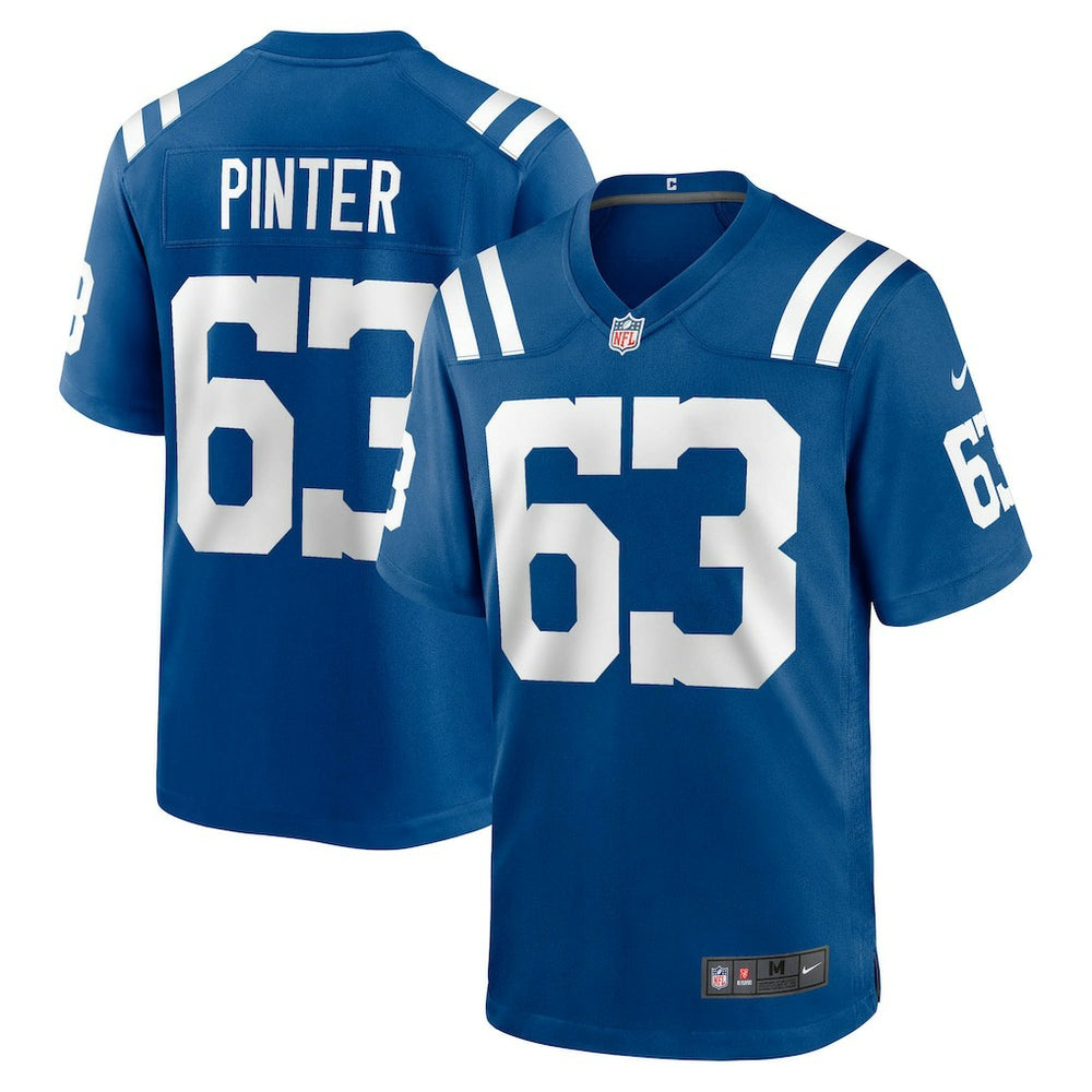 Danny Pinter Indianapolis Colts Game Jersey - Royal Jerseys