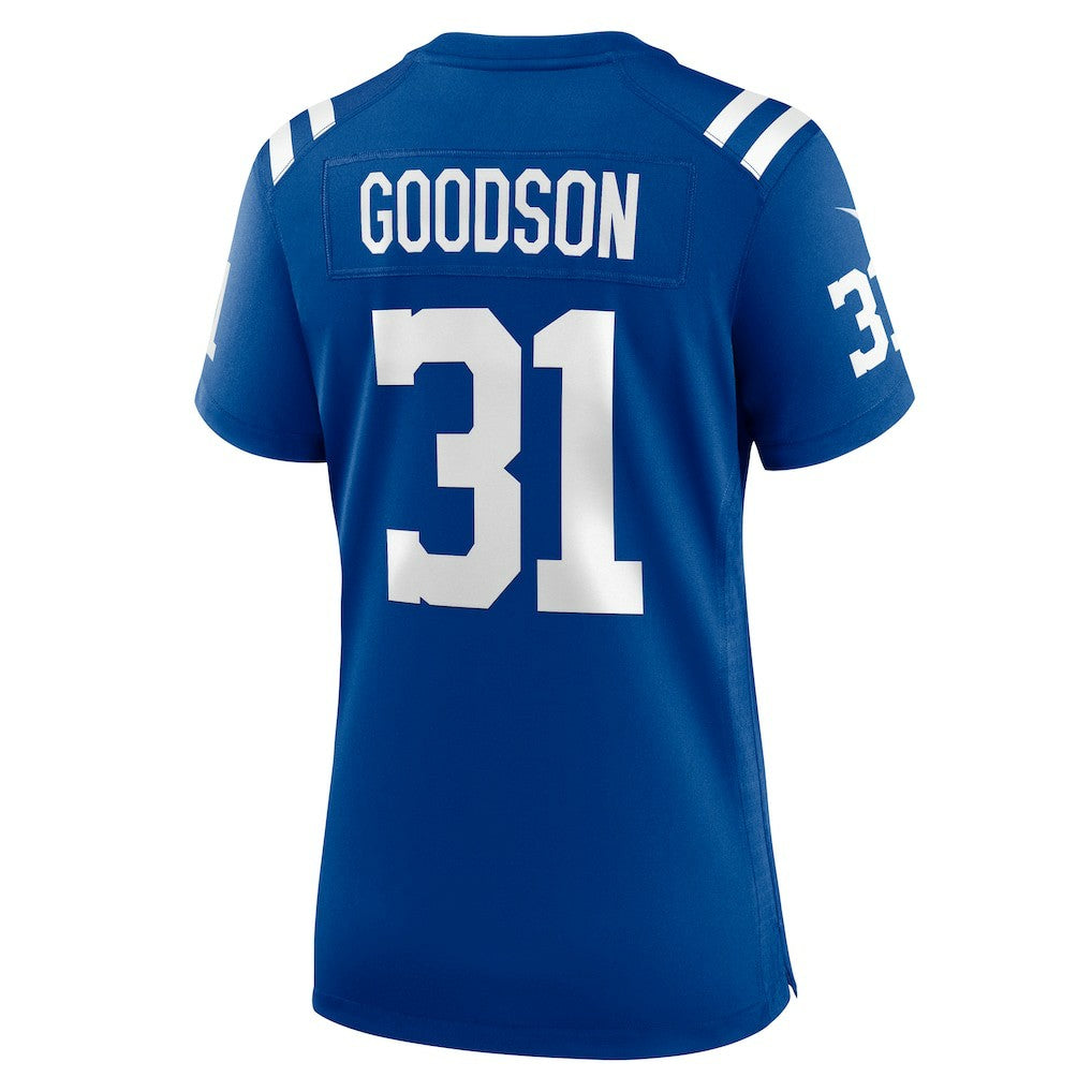 Tyler Goodson Indianapolis Colts Women's Game Jersey - Royal Jerseys