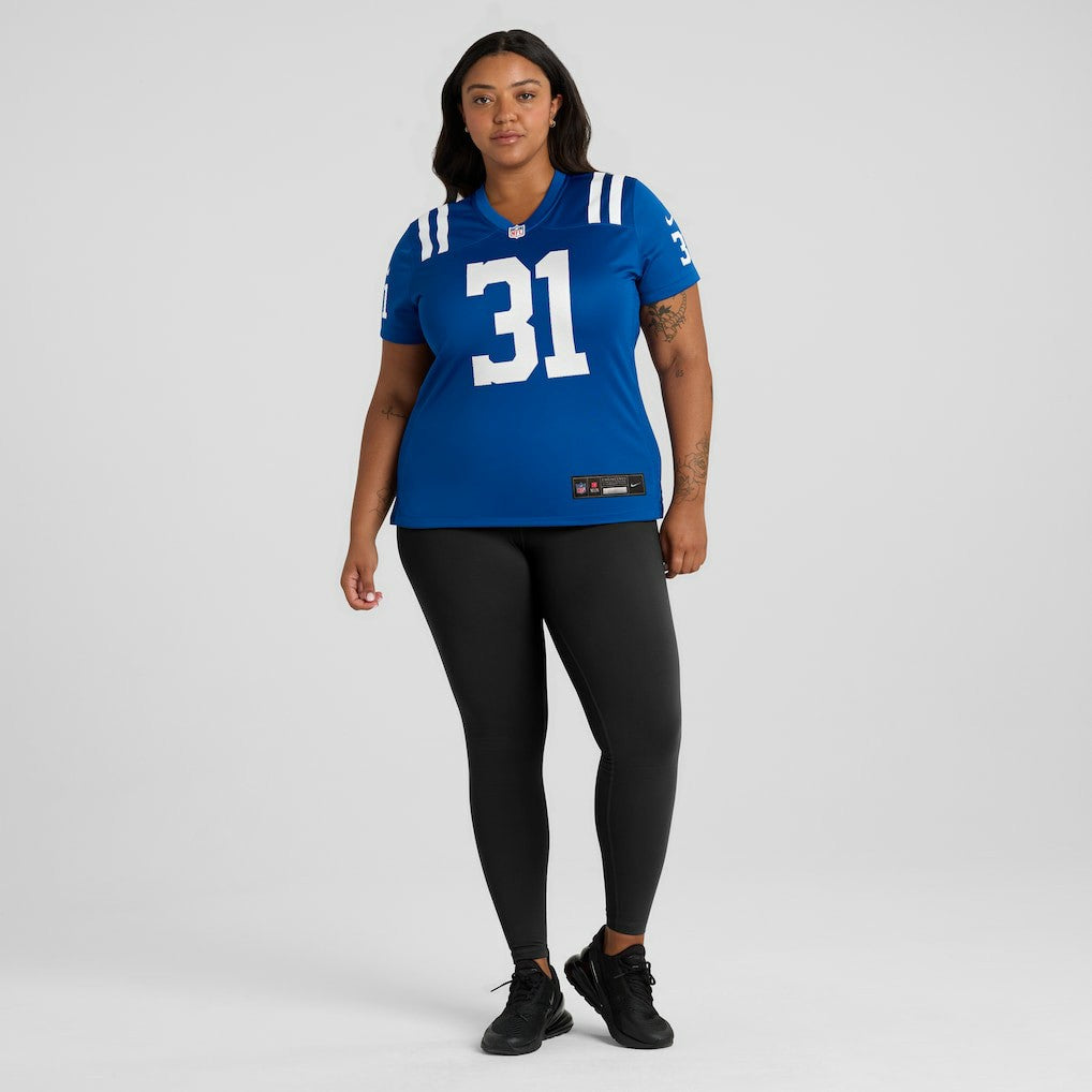 Tyler Goodson Indianapolis Colts Women's Game Jersey - Royal Jerseys