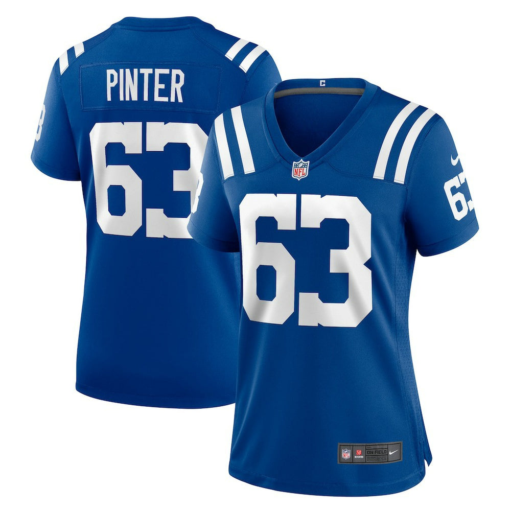 Danny Pinter Indianapolis Colts Women's Game Jersey - Royal Jerseys