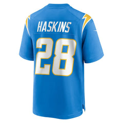 Hassan Haskins Los Angeles Chargers Team Game Jersey - Powder Blue Jerseys