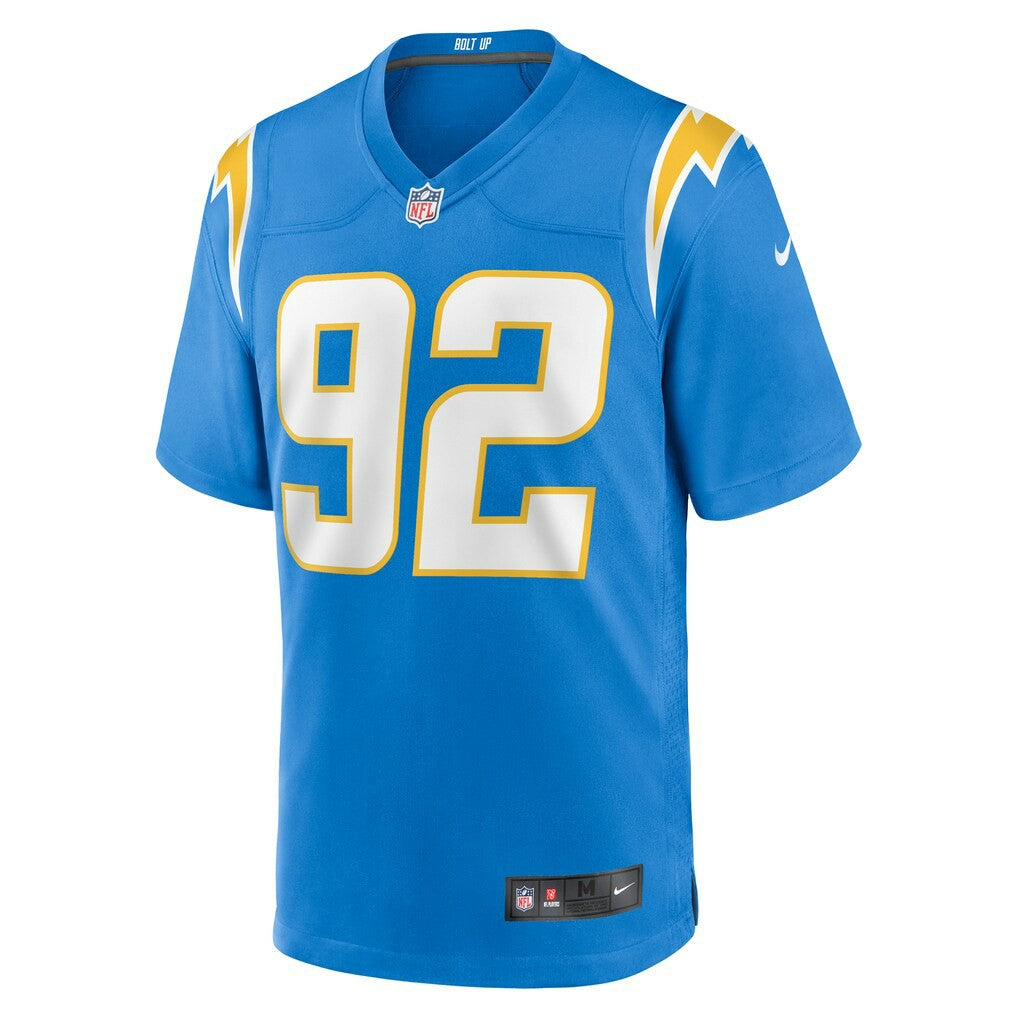 Justin Eboigbe Los Angeles Chargers Team Game Jersey - Powder Blue Jerseys