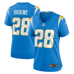 Hassan Haskins Los Angeles Chargers Women's Game Jersey - Powder Blue Jerseys