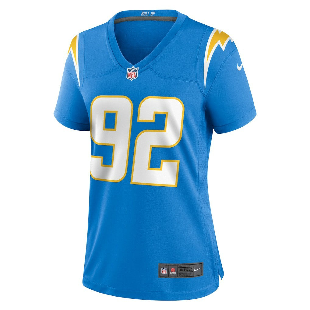 Justin Eboigbe Los Angeles Chargers Women's Game Jersey - Powder Blue Jerseys